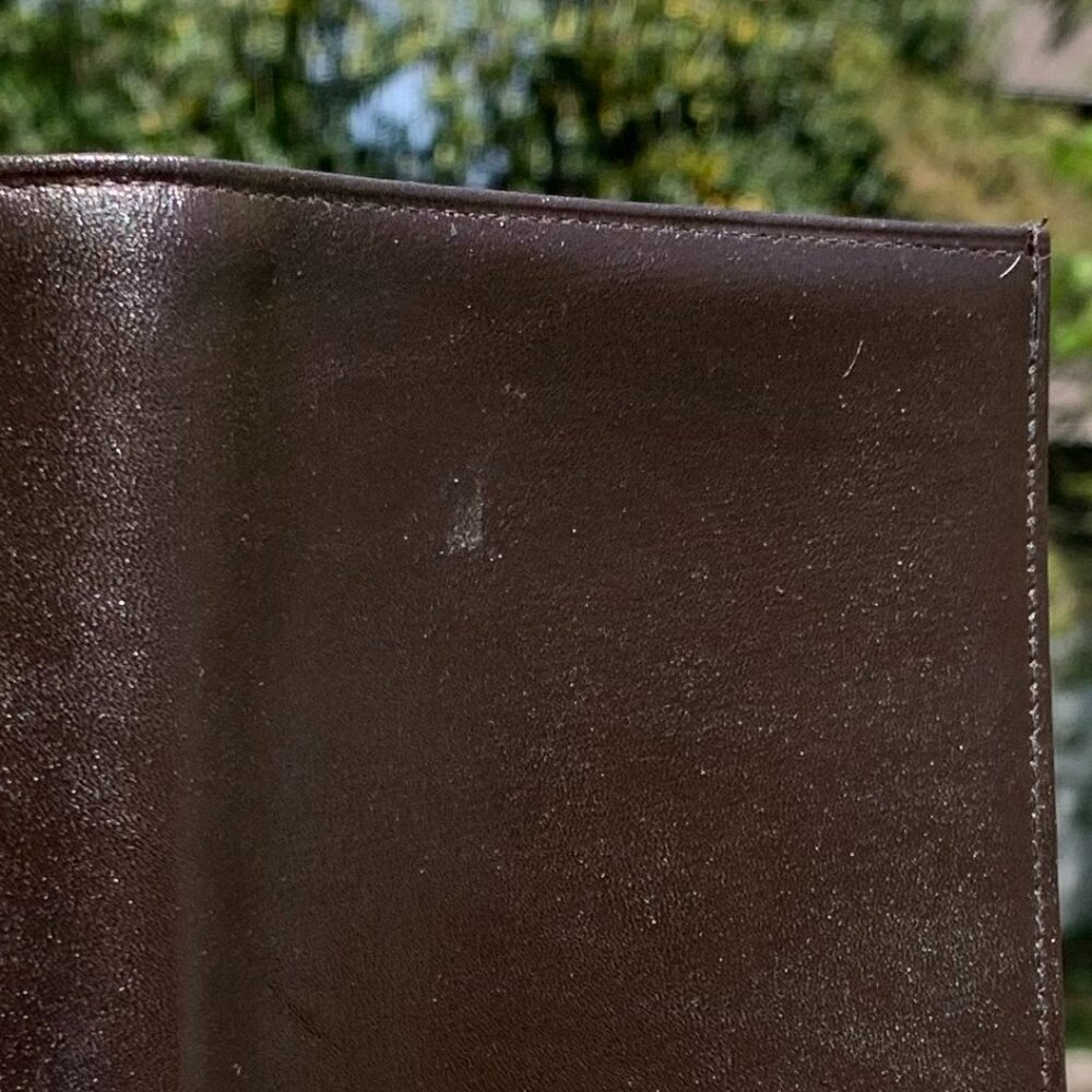 Vtg Biagi Leather Billfold Wallet - Picture 12 of 13